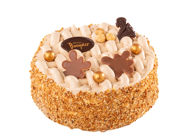 Hazelnoot creme schuimtaartje