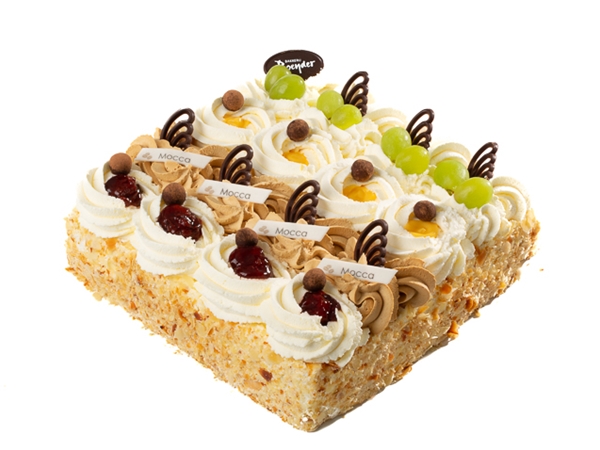 Vier smaken taart 20 pers. gesn.