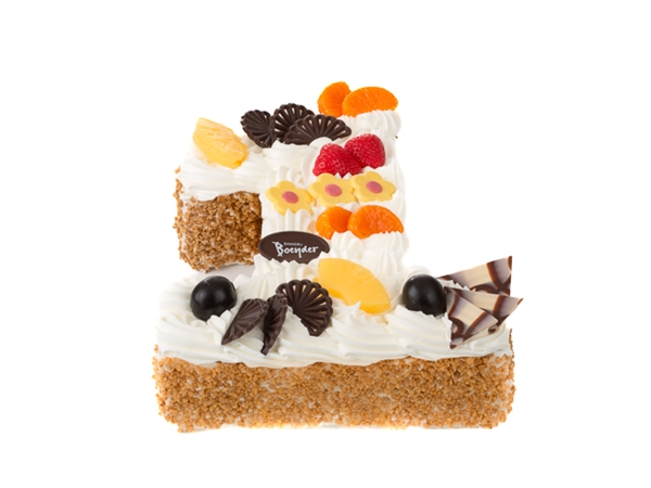 Cijfertaart 0 t/m 9 - 15 tot 18 personen