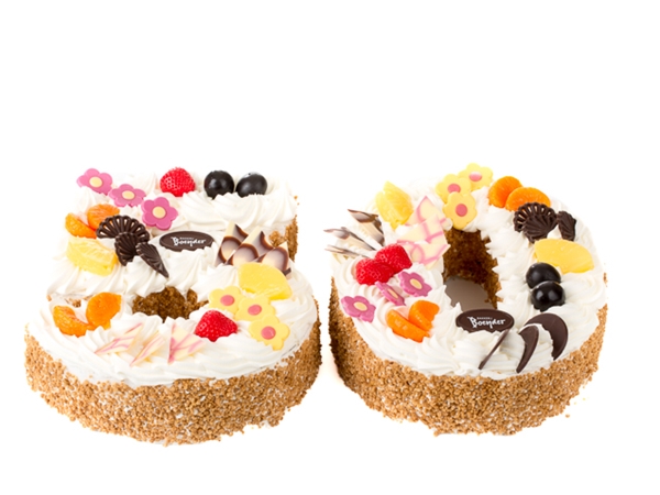 Cijfertaart 10 t/m 99 - 30 tot 36 pers.