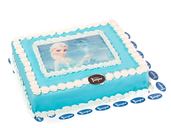 Fototaart Frozen Elsa