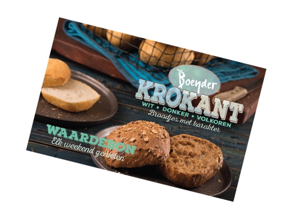 Waardebon half jaar gratis broodjes